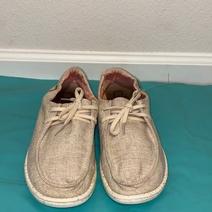 Khaki hey dudes size 8
